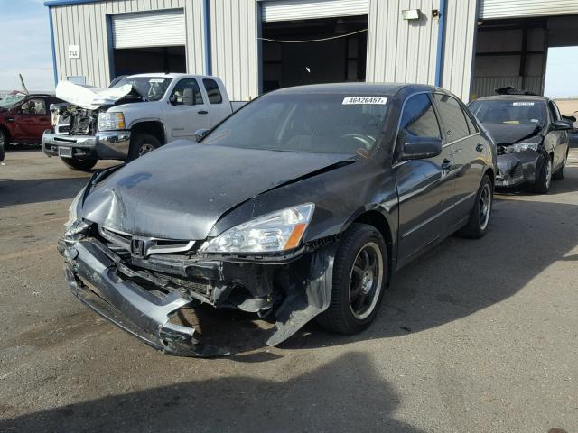 1HGCM56495A045336 - 2005 HONDA ACCORD LX CHARCOAL photo 2