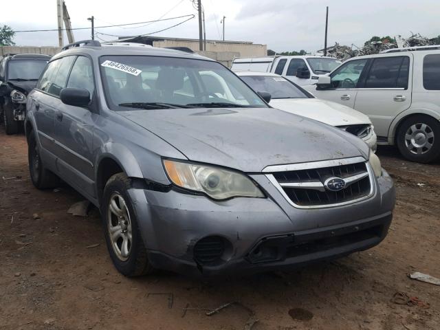 4S4BP60C587318518 - 2008 SUBARU OUTBACK GRAY photo 1