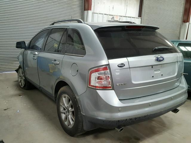 2FMDK38C17BB21281 - 2007 FORD EDGE SEL GRAY photo 3