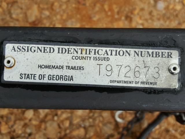 T972673 - 2015 UTILITY TRAILER BLACK photo 10