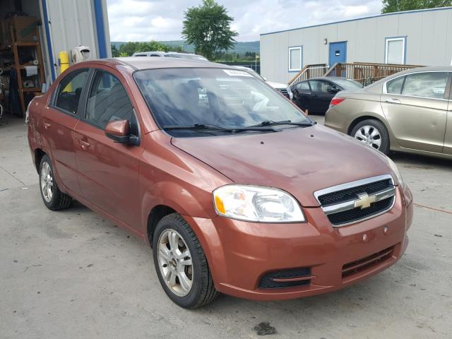 KL1TD5DE8BB258589 - 2011 CHEVROLET AVEO LS ORANGE photo 1