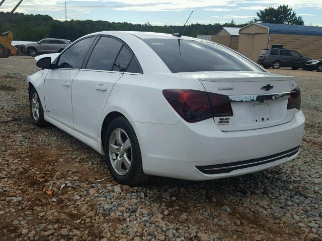 1G1PC5SB6E7306029 - 2014 CHEVROLET CRUZE LT WHITE photo 3