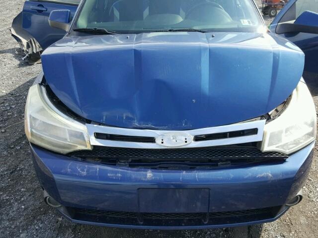 1FAHP36N39W242266 - 2009 FORD FOCUS SES BLUE photo 7