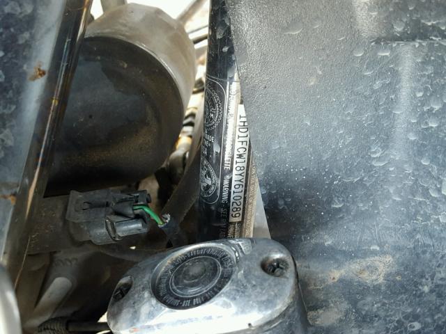 1HD1FCW18YY610289 - 2000 HARLEY-DAVIDSON FLHTCUI Қара фото 10