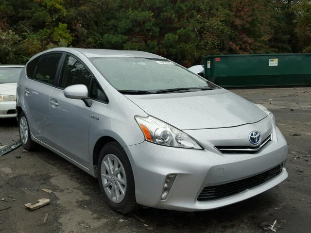 JTDZN3EU2D3263780 - 2013 TOYOTA PRIUS V SILVER photo 1