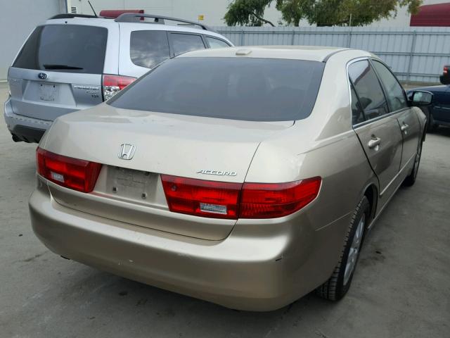 1HGCM66525A002813 - 2005 HONDA ACCORD EX 金色 照片 4