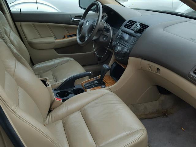 1HGCM66525A002813 - 2005 HONDA ACCORD EX 金色 照片 5