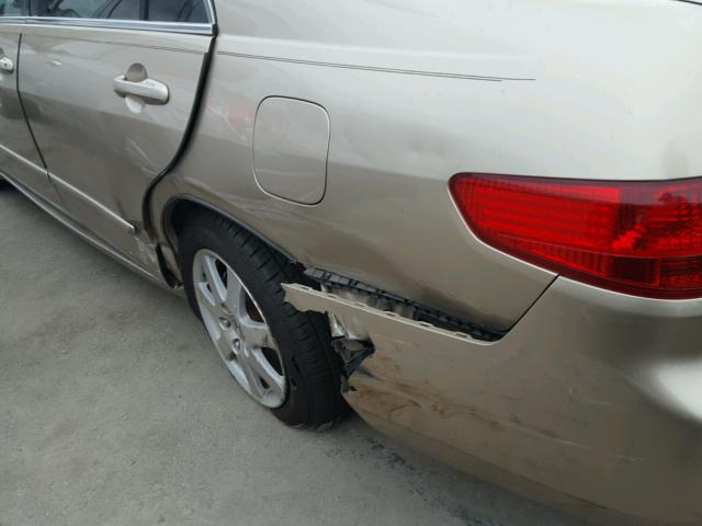 1HGCM66525A002813 - 2005 HONDA ACCORD EX 金色 照片 9