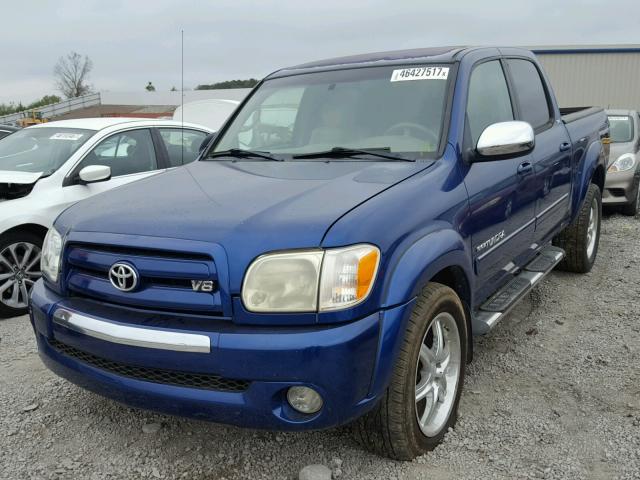 5TBET34176S507476 - 2006 TOYOTA TUNDRA BLUE photo 2