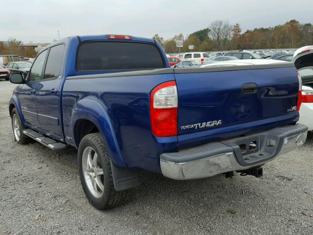 5TBET34176S507476 - 2006 TOYOTA TUNDRA BLUE photo 3