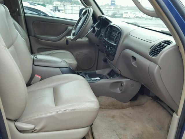 5TBET34176S507476 - 2006 TOYOTA TUNDRA BLUE photo 5