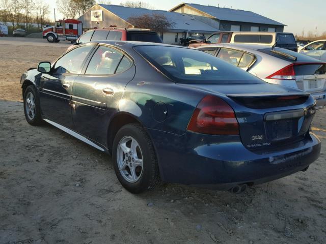 2G2WS522751336387 - 2005 PONTIAC GRAND PRIX BLUE photo 3