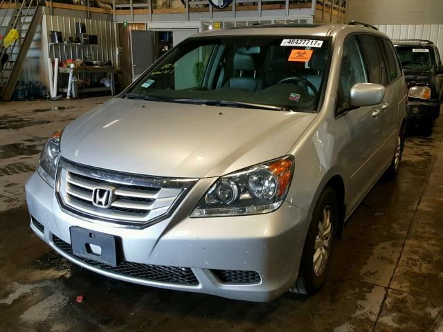 5FNRL3H69AB072942 - 2010 HONDA ODYSSEY GRAY photo 2