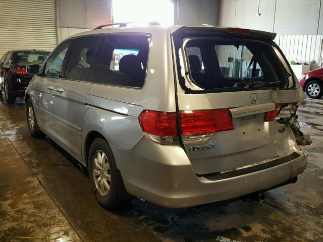 5FNRL3H69AB072942 - 2010 HONDA ODYSSEY GRAY photo 3