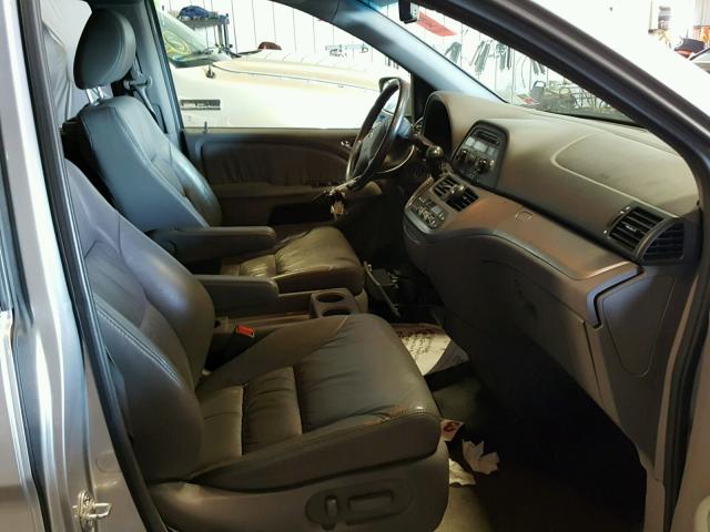 5FNRL3H69AB072942 - 2010 HONDA ODYSSEY GRAY photo 5