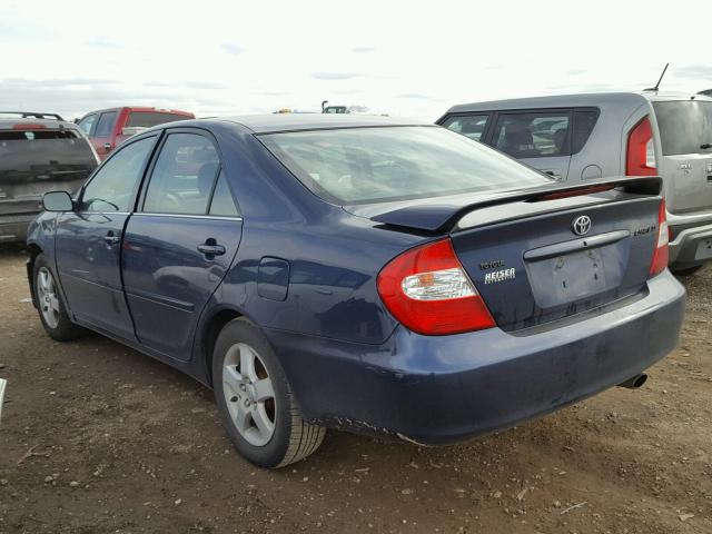 4T1BE32K54U373099 - 2004 TOYOTA CAMRY LE BLUE photo 3