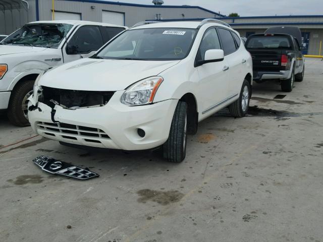 JN8AS5MT2CW281868 - 2012 NISSAN ROGUE S WHITE photo 2