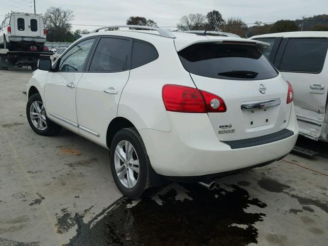 JN8AS5MT2CW281868 - 2012 NISSAN ROGUE S WHITE photo 3