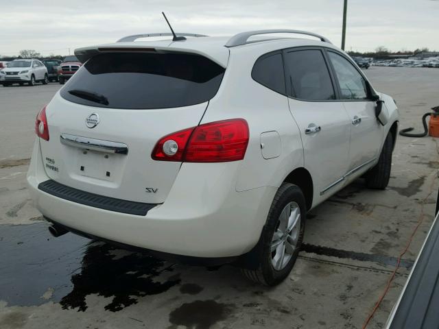 JN8AS5MT2CW281868 - 2012 NISSAN ROGUE S WHITE photo 4