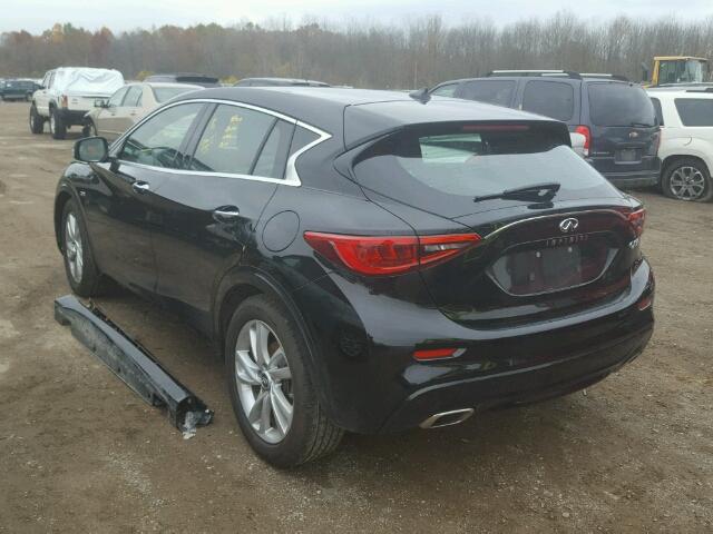 SJKCH5CP3HA031077 - 2017 INFINITI QX30 BASE BLACK photo 3