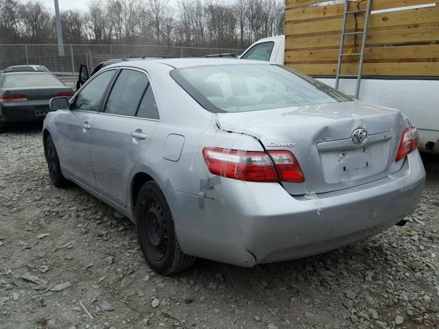 4T1BE46K67U144046 - 2007 TOYOTA CAMRY NEW SILVER photo 3