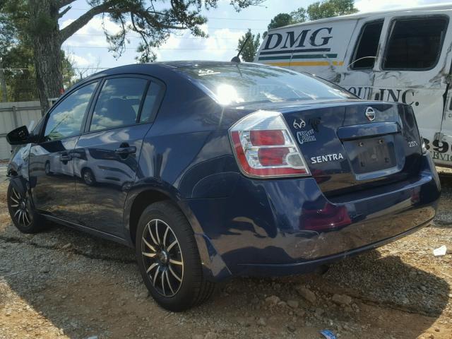 3N1AB61E67L614577 - 2007 NISSAN SENTRA 2.0 BLUE photo 3