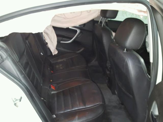 2G4GV5GV8C9135621 - 2012 BUICK REGAL GS Blanc photo 6