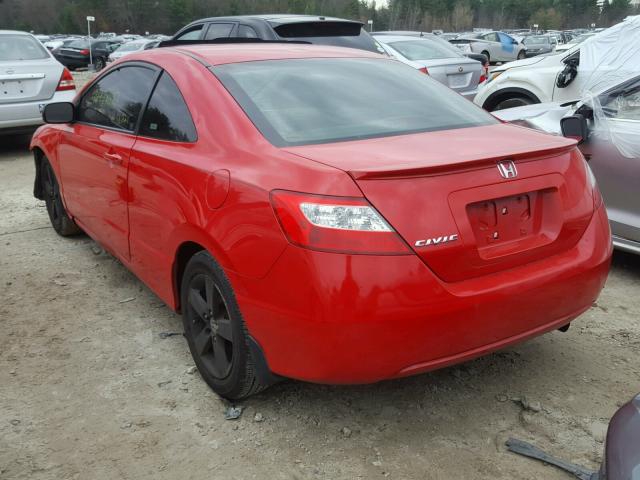 2HGFG12818H576252 - 2008 HONDA CIVIC EX RED photo 3