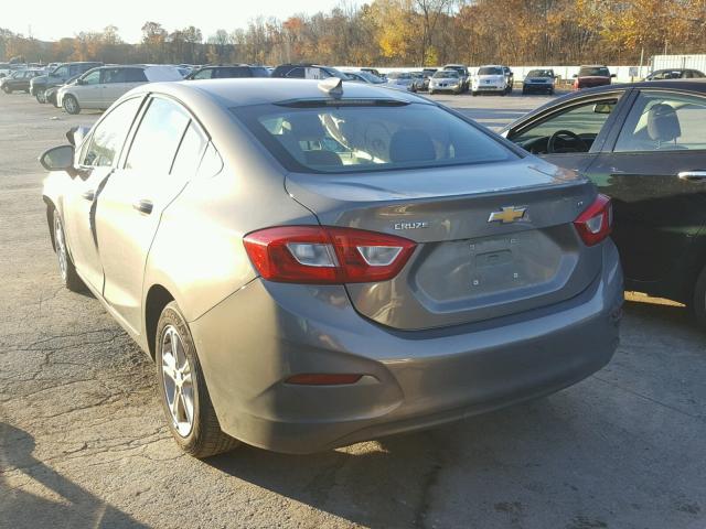 1G1BE5SM3H7188063 - 2017 CHEVROLET CRUZE LT TAN photo 3