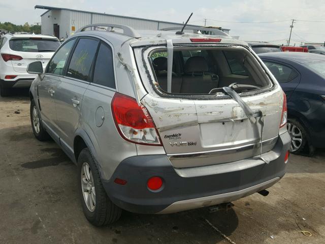 3GSCL33P78S500468 - 2008 SATURN VUE XE SILVER photo 3