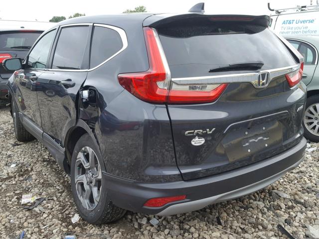 5J6RW2H85HL040218 - 2017 HONDA CR-V EXL GRAY photo 3