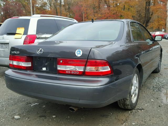 JT8BF28G7Y0269689 - 2000 LEXUS ES 300 GRAY photo 4