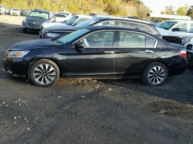 1HGCR6F34FA002636 - 2015 HONDA ACCORD HYB BLACK photo 9