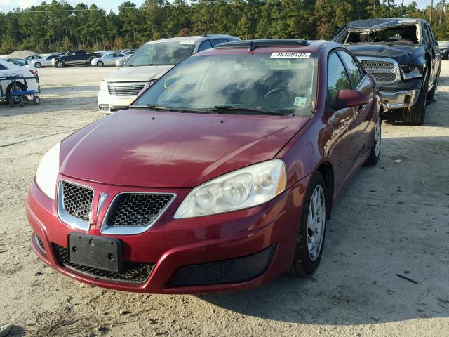 1G2ZA5EB0A4162768 - 2010 PONTIAC G6 MAROON photo 2