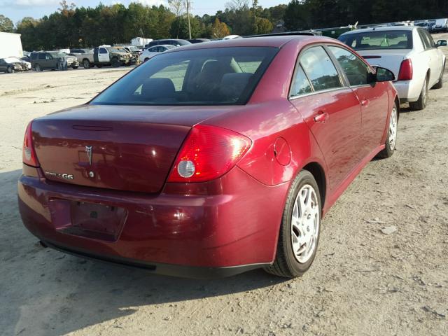 1G2ZA5EB0A4162768 - 2010 PONTIAC G6 MAROON photo 4