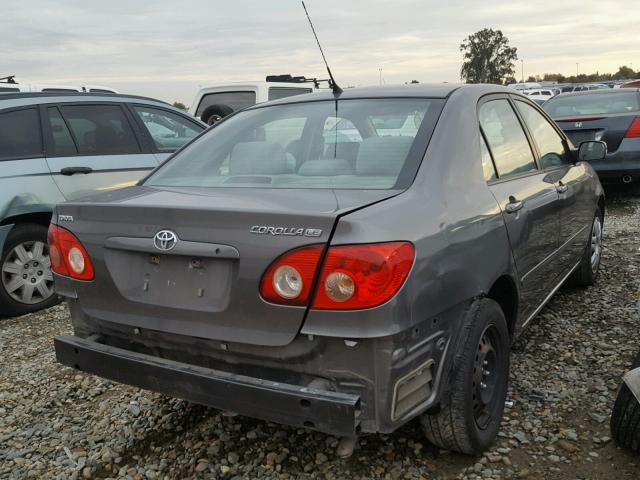 1NXBR32E17Z795289 - 2007 TOYOTA COROLLA CE GRAY photo 4