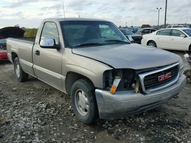 1GTEC14V12Z278848 - 2002 GMC NEW SIERRA TAN photo 1