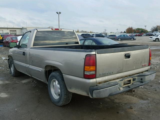 1GTEC14V12Z278848 - 2002 GMC NEW SIERRA TAN photo 3