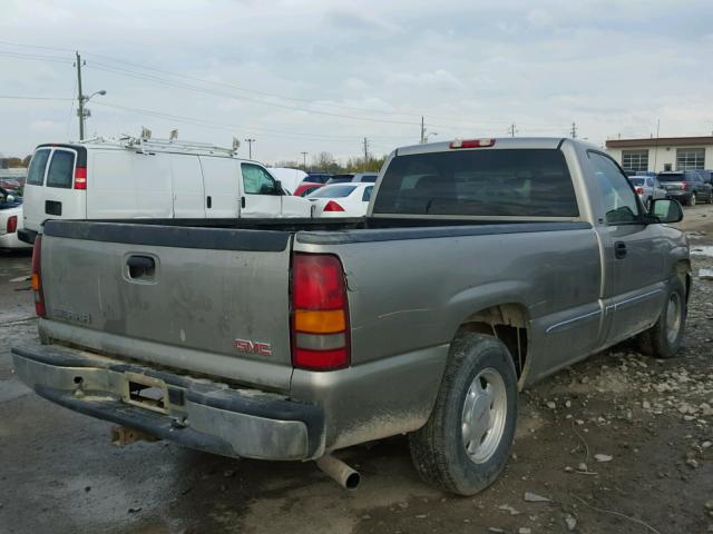 1GTEC14V12Z278848 - 2002 GMC NEW SIERRA TAN photo 4