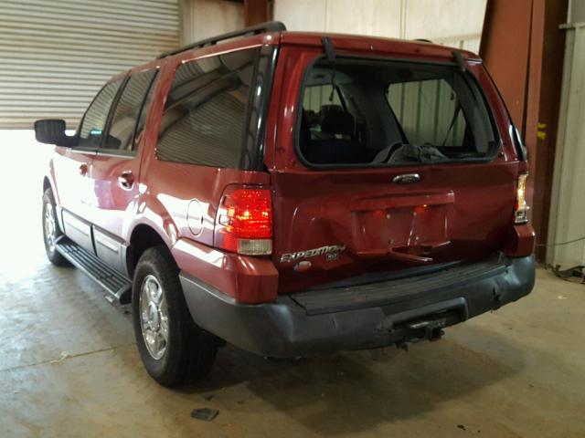 1FMPU15535LA01173 - 2005 FORD EXPEDITION RED photo 3