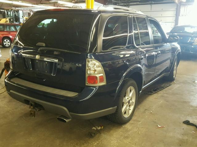 5S3ET13M072800839 - 2007 SAAB 9-7X 5.3I BLUE photo 4