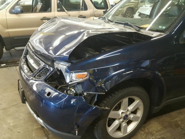 5S3ET13M072800839 - 2007 SAAB 9-7X 5.3I BLUE photo 9