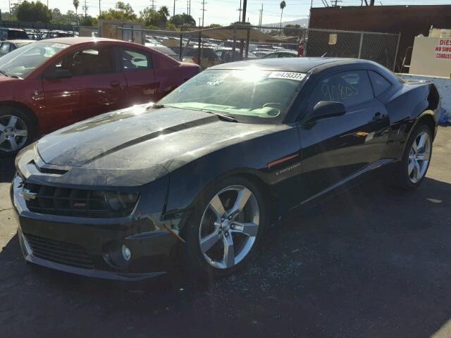 2G1FK1EJ2A9112634 - 2010 CHEVROLET CAMARO SS Negro foto 2