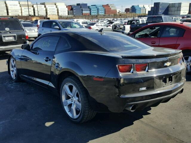 2G1FK1EJ2A9112634 - 2010 CHEVROLET CAMARO SS Negro foto 3