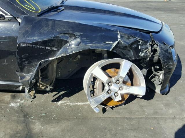 2G1FK1EJ2A9112634 - 2010 CHEVROLET CAMARO SS Negro foto 9