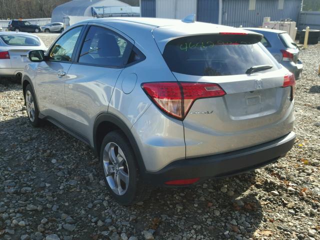 3CZRU6H50GM757707 - 2016 HONDA HR-V EX GRAY photo 3