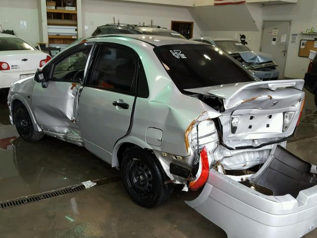 JS2RA62S255254606 - 2005 SUZUKI AERIO S SILVER photo 3