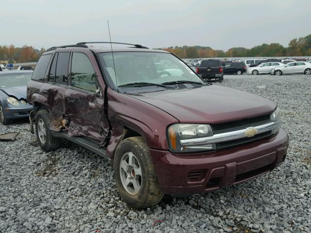 1GNDS13S662251432 - 2006 CHEVROLET TRAILBLAZE BURGUNDY photo 1