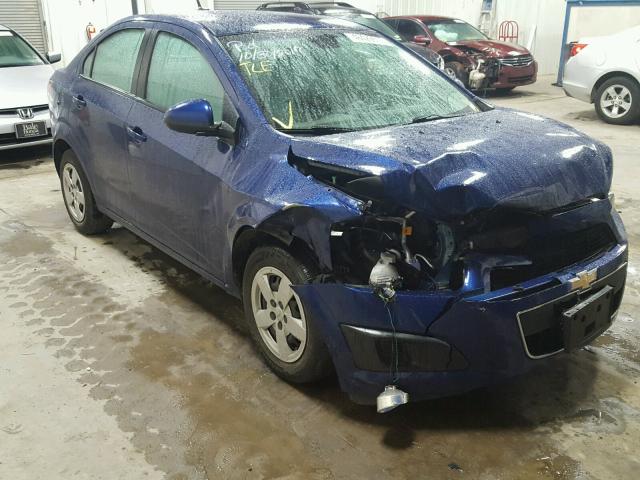 1G1JA5SH5D4122961 - 2013 CHEVROLET SONIC LS BLUE photo 1