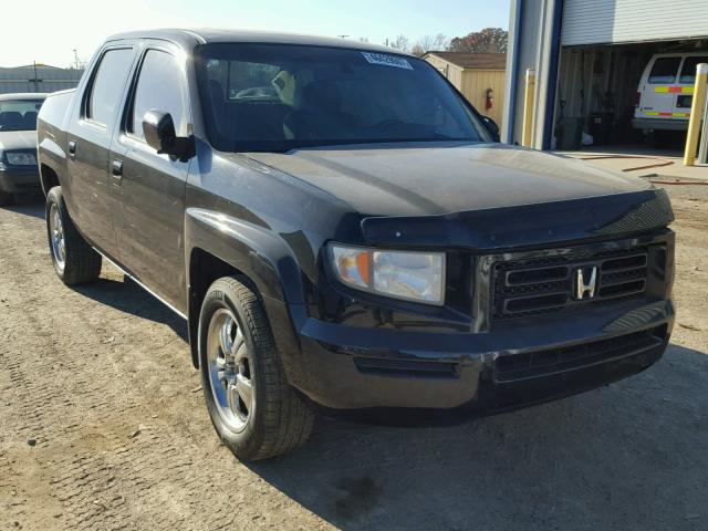 2HJYK16576H525272 - 2006 HONDA RIDGELINE BLACK photo 1